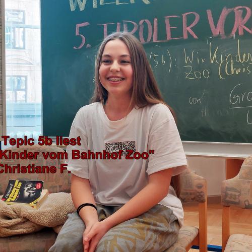 Julia Tepic 5b liest aus Christiane F