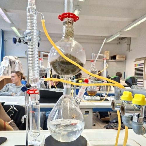Wasserdampfdestillation 1