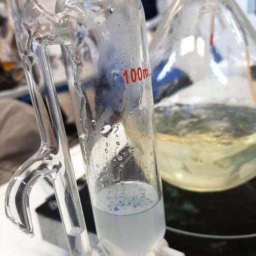 Wasserdampfdestillation 2