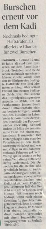 © Tiroler Tageszeitung | Bildquelle: Tiroler Tageszeitung | Urheber:in: Tiroler Tageszeitung Bericht TT