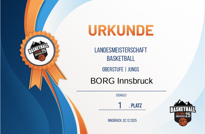 © BORG | Bildquelle: BORG | Urheber:in: BORG Basketball-Landesmeister