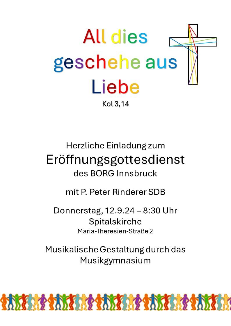 Plakat Eröffnungsgottesdienst 24