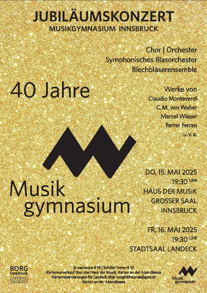 Plakat-Jubiläumskonzert