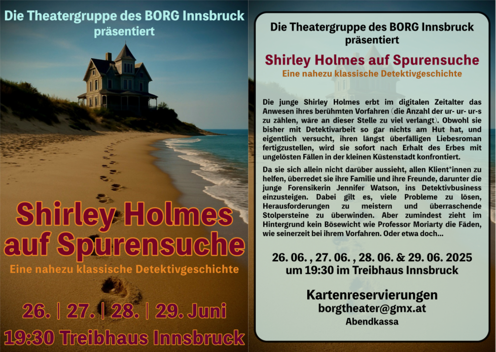© BORG | Bildquelle: BORG | Urheber:in: BORG Shirley Holmes auf Spurensuche