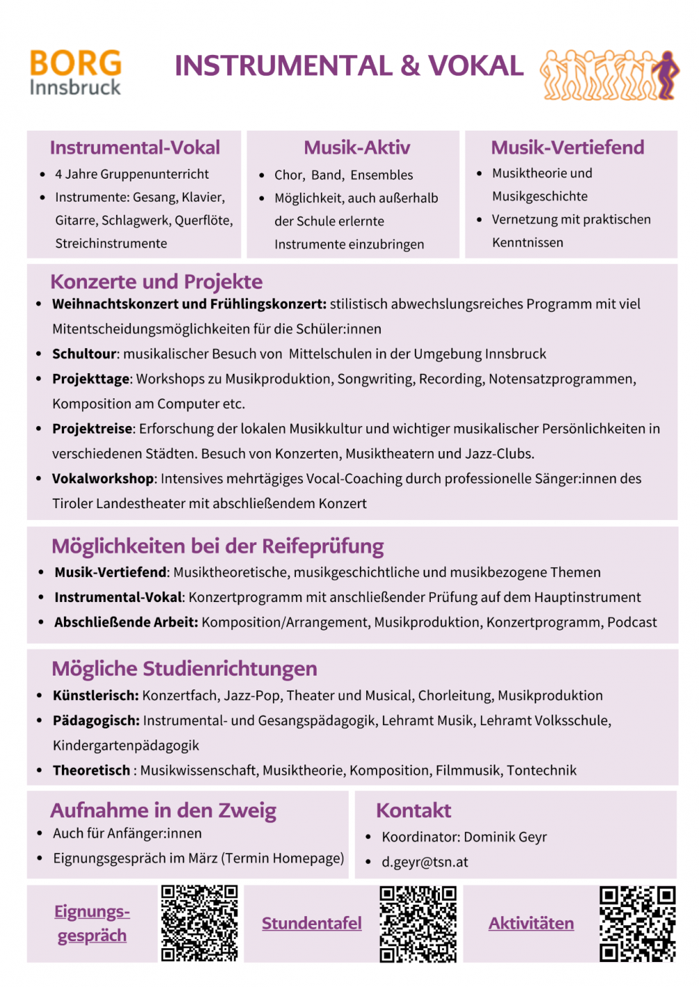 © BORG | Bildquelle: BORG | Urheber:in: BORG Instrumental & Vokal: Infoblatt