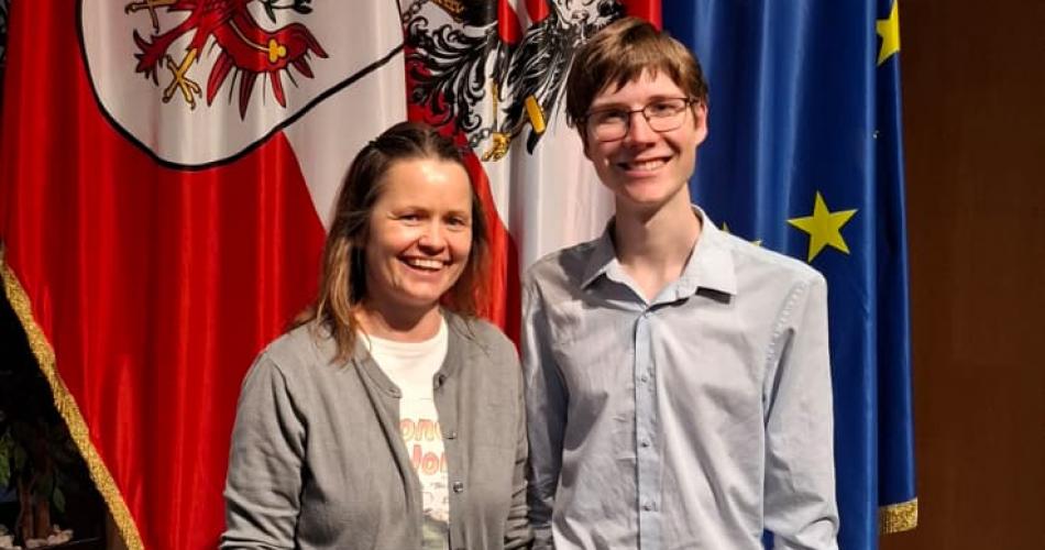 Erfolgreicher Drittplatzierter beim Fremdsprachenwettbewerb AHS Italienisch